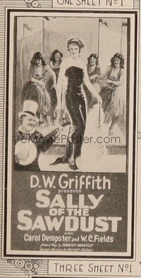 SALLY OF THE SAWDUST 3sh #1