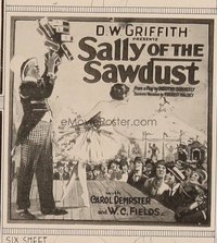 SALLY OF THE SAWDUST 6sh