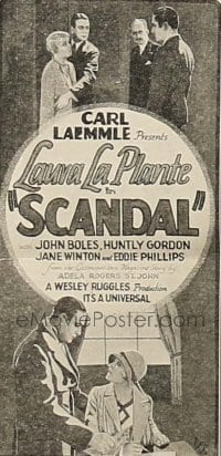 SCANDAL ('29) 3sh