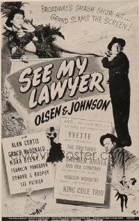 SEE MY LAWYER ('44) 1sh