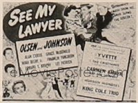 SEE MY LAWYER ('44) LC