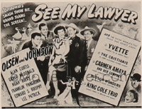 SEE MY LAWYER ('44) styleB 1/2sh