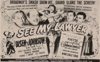 SEE MY LAWYER ('44) herald