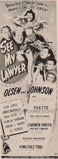 SEE MY LAWYER ('44) insert