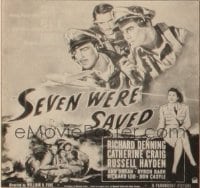 SEVEN WERE SAVED 6sh