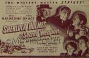 SHERLOCK HOLMES & THE SECRET WEAPON herald