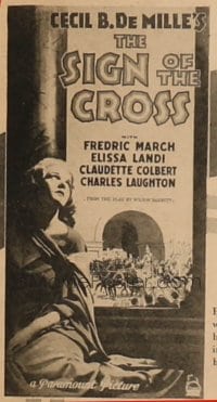 SIGN OF THE CROSS ('32) 3sh