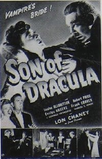 SON OF DRACULA ('43) 40x60