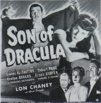 SON OF DRACULA ('43) 6sh