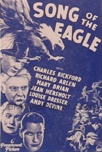 SONG OF THE EAGLE 1sh