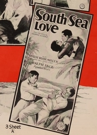 SOUTH SEA LOVE ('27) 3sh A