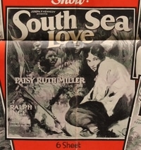 SOUTH SEA LOVE ('27) 6sh