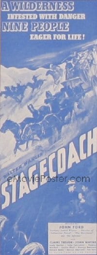 STAGECOACH ('39) insert