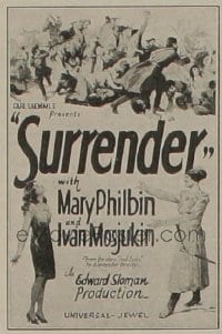 SURRENDER ('27) 1sh