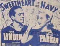 SWEETHEART OF THE NAVY style A 1/2sh