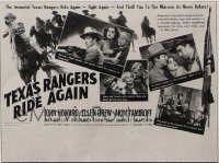 TEXAS RANGERS RIDE AGAIN herald