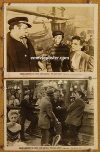 6310 SEA WOLF 2 vintage 8x10 stills '41 Garfield, Lupino