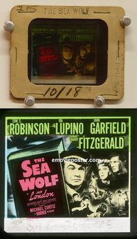 2618 SEA WOLF movie glass slide '41 Edward G. Robinson