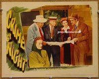 2335 CRIME BY NIGHT lobby card '44 Jane Wyman, Cowan