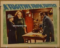 2363 FUGITIVE FROM JUSTICE lobby card '40 Lucille Fairbanks