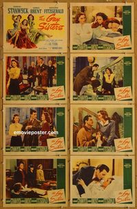 3706 GAY SISTERS 8 lobby cards '42 Barbara Stanwyck, George Brent