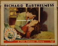 2211 SCARLET SEAS lobby card '28 Barthelmess, Loretta Young