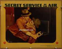 2454 SECRET SERVICE OF THE AIR lobby card '39 guys fighting!