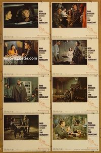 3811 SERGEANT 8 lobby cards '68 Rod Steiger, John Phillip Law