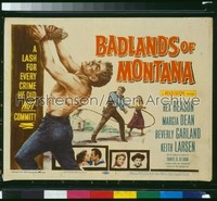 BADLANDS OF MONTANA LC '57