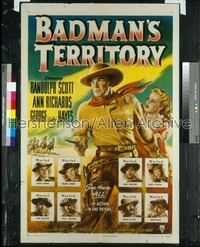 BADMAN'S TERRITORY 1sh '46