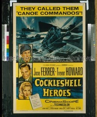 COCKLESHELL HEROES style B 1sh '55