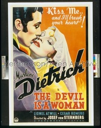 DEVIL IS A WOMAN ('35) 1sh '35