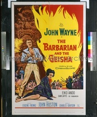 BARBARIAN & THE GEISHA 1sh '58