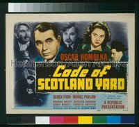 CODE OF SCOTLAND YARD LC '47