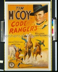 CODE OF THE RANGERS 1sh '38