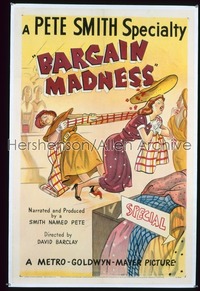 BARGAIN MADNESS 1sh '51