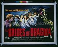 BRIDES OF DRACULA British quad '60