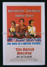 DEVIL'S DISCIPLE 1sh '59