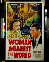 WOMAN AGAINST THE WORLD ('37) 1sh '38