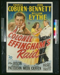 COLONEL EFFINGHAM'S RAID 1sh '45