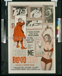 COLOR ME BLOOD RED 1sh '65