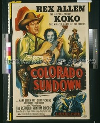 COLORADO SUNDOWN 1sh '51