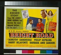 BRIGHT ROAD #1 '53 famed nightclub singer Dorothy Dandridge paired w/ Harry Belafonte!