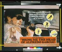 BRING ME THE HEAD OF ALFREDO GARCIA British quad '74