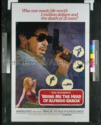 BRING ME THE HEAD OF ALFREDO GARCIA 1sh '74