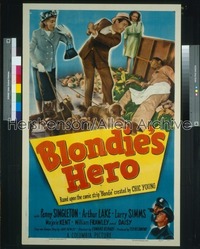 BLONDIE'S HERO 1sh '50