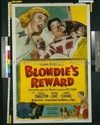 BLONDIE'S REWARD 1sh '48