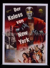 COLOSSUS OF NEW YORK German '58