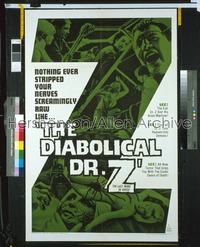 DIABOLICAL DR Z 1sh '66