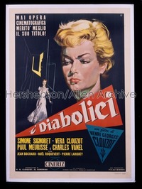 DIABOLIQUE ('55) Italian 1p '55